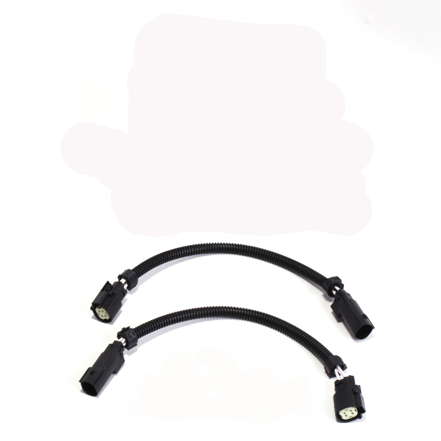 BBK 2015 UP MUSTANG GT/V6 FRONT WIRE 12\" O2 HARNESS EXTENSION KIT (PAIR)